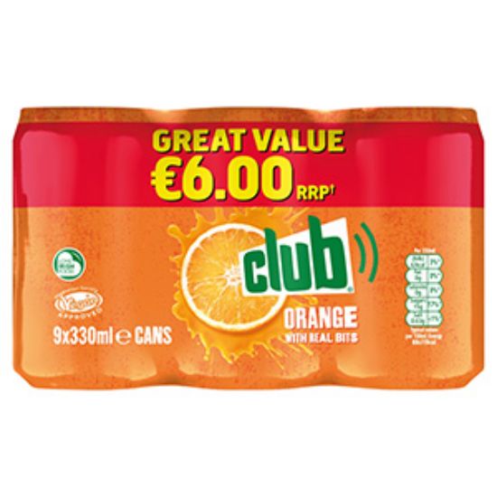 Picture of 330 Club Orange 9pk PM€6 x2